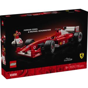 LEGO ICONS FERRARI F2004 E MICHAEL SHUMACHER