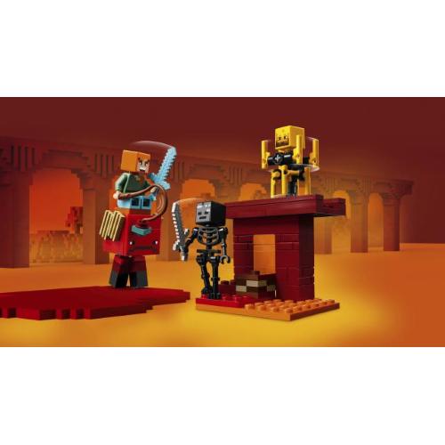 LEGO MINECRAFT BATTAGLIA SUL PONTE DEL NETHER