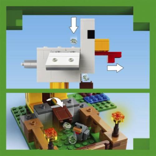 LEGO MINECRAFT LA FATTORIA DI GALLINE