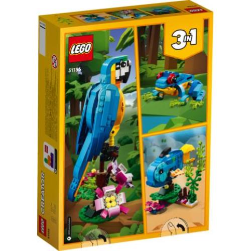 LEGO CREATOR PAPPAGALLO ESOTICO