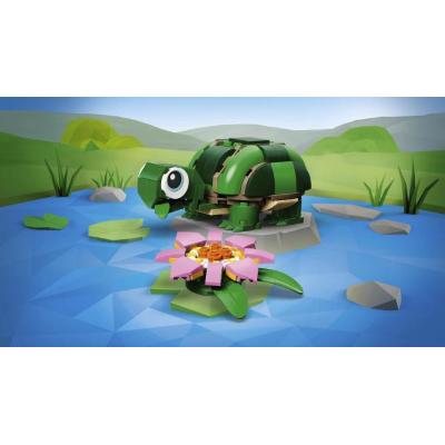 LEGO CREATOR TARTARUGA CON FIORE DI NINFEA 3 IN 1