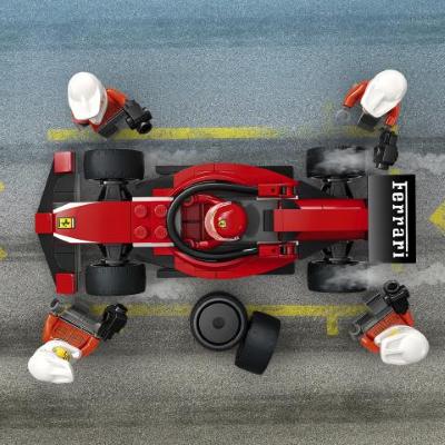 LEGO CITY FORMULA 1 PIT STOP E MECCANICI CON MONOPOSTO