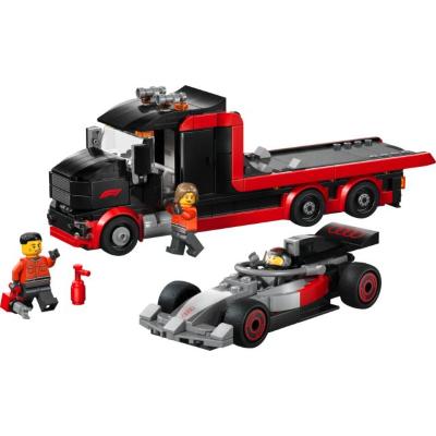 LEGO CITY DISPLAY TRUCK F1 CON AUTO