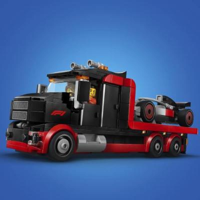 LEGO CITY DISPLAY TRUCK F1 CON AUTO