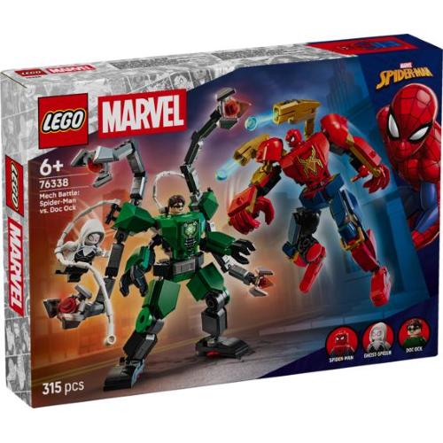 LEGO SUPER HEROES MARVEL BATTAGLIA MECH SPIDERMAN VS DOC OCK