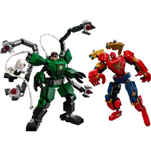 LEGO SUPER HEROES MARVEL BATTAGLIA MECH SPIDERMAN VS DOC OCK