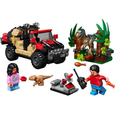 LEGO JURASSIC WORLD FUGA DAL RAPTOR SUL FUORISTRADA