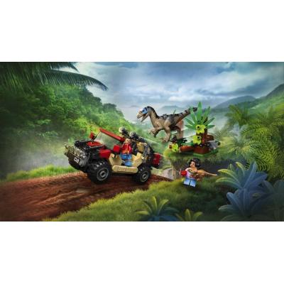 LEGO JURASSIC WORLD FUGA DAL RAPTOR SUL FUORISTRADA