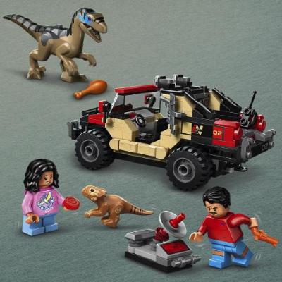 LEGO JURASSIC WORLD FUGA DAL RAPTOR SUL FUORISTRADA
