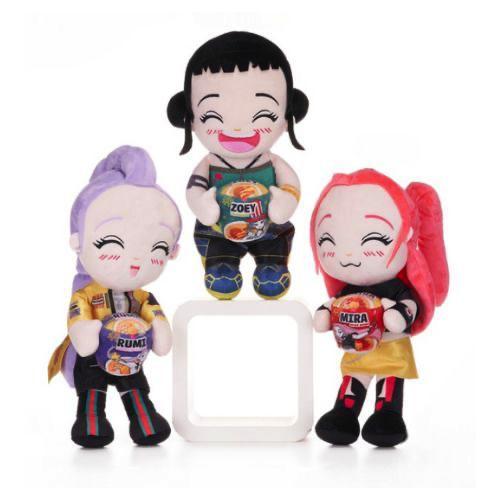 K-POP DEMON HUNTERS (RUMI - ZOEY - MIRA) PELUCHE