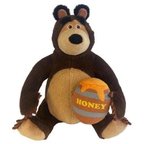 MASHA E ORSO (ORSO CON BARILOTTO DI MIELE) PELUCHE