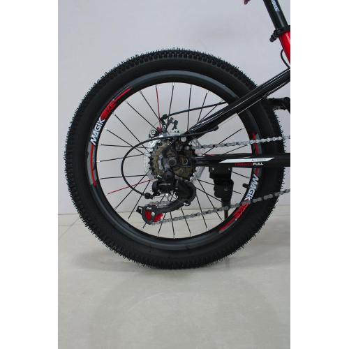 BICI 20 MTB FULL BAMBINO ROSSO DISCO FRENO
