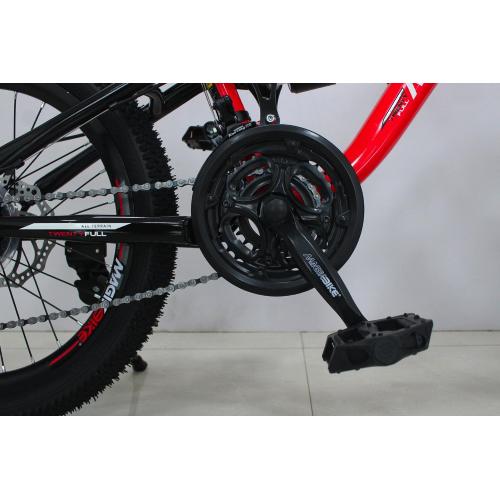 BICI 20 MTB FULL BAMBINO ROSSO DISCO FRENO