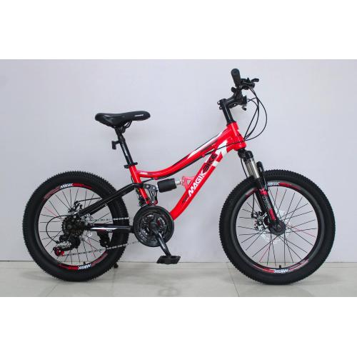 BICI 20 MTB FULL BAMBINO ROSSO DISCO FRENO