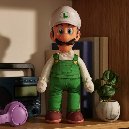 SUPER MARIO GALAXY THE MOVIE - JUMBO ROTO PLUSH LUIGI