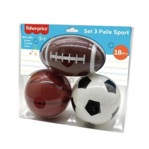 FISHER PRICE SET 3 PALLE SPORT