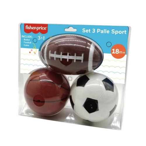 FISHER PRICE SET 3 PALLE SPORT