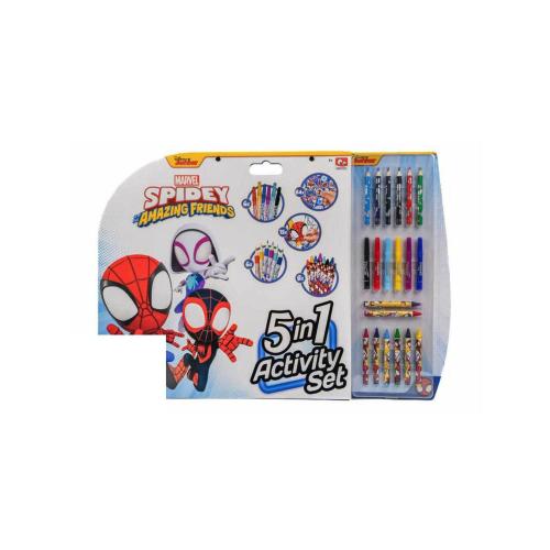 SPIDEY BLOCCO ACTIVITY 5 IN 1 CON COLORI