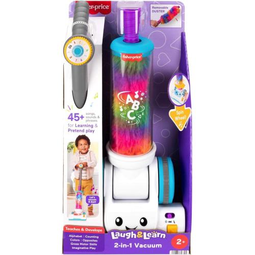 FISHER PRICE L'ASPIRAPOLVERE 2IN1 RIDI IMPARA