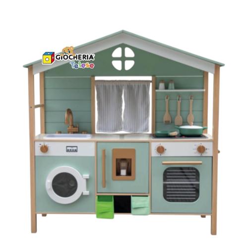 GIOCHI DI CASA - CUCINA IN LEGNO  COUNTRY  H CM.100