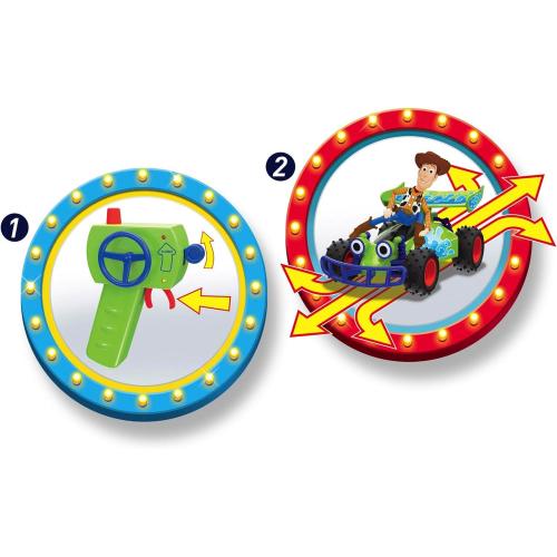 RADIOCOMANDO TOY STORY BUGGY WITH WOODY 1:24