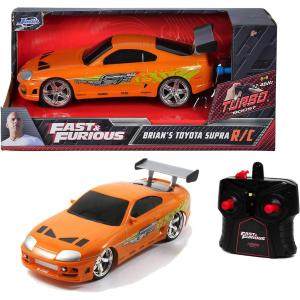 FAST & FURIOUS RC BRIAN'S TOYOTA IN SCALA 1:24, DUE CANALI, FREQUENZA 2,4 GHZ, FUNZIONE TURBO