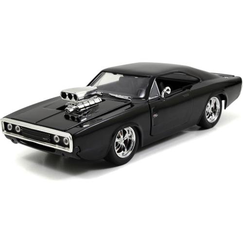 FAST & FURIOUS RC DODGE CHARGER DEL 1970 IN SCALA 1:24 DUE CANALI, FREQUENZA 2,4 GHZ, FUNZIONE TURBO
