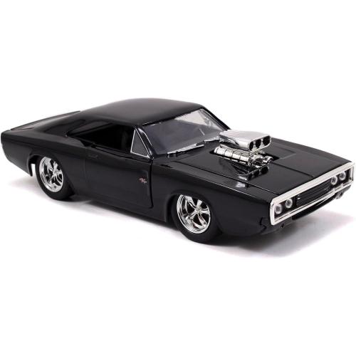 FAST & FURIOUS RC DODGE CHARGER DEL 1970 IN SCALA 1:24 DUE CANALI, FREQUENZA 2,4 GHZ, FUNZIONE TURBO