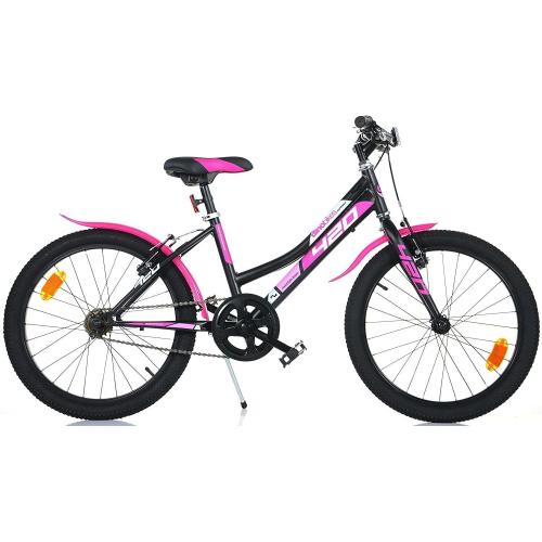 BICI 20 MTB MAN SPORT BLACK PINK DINO BIKES