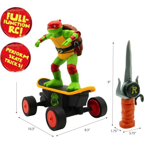 TARTARUGHE NINJA TURTLES RADIOCOMANDO SKATEBOARD 