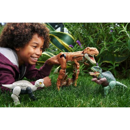 JURASSIC WORLD TRASF.2IN1 INDORAPTOR E BRACHIOSAURO 