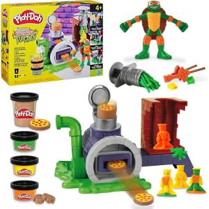 PLAY-DOH TEENAGE MUTANT TARTARUGHE NINJA TURTLES SLICE&BLAST PIZZA 