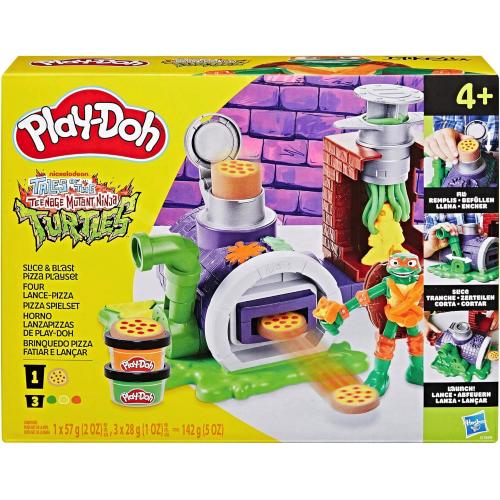 PLAY-DOH TEENAGE MUTANT TARTARUGHE NINJA TURTLES SLICE&BLAST PIZZA 