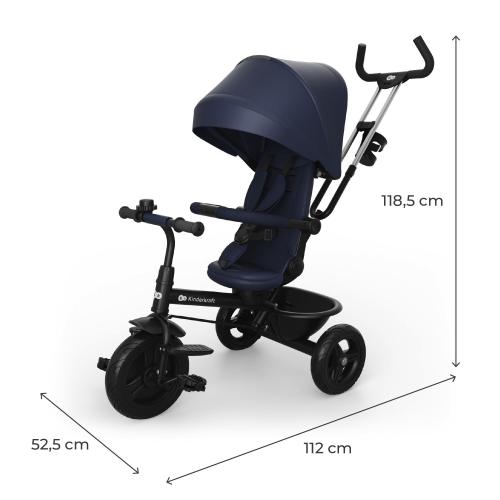 TRICICLO Kinderkraft ASTON 2 PLUS BLU