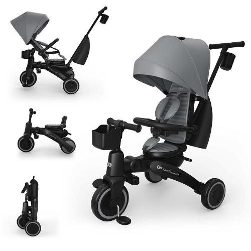 KINDERKRAFT TRICICLO PIEGHEVOLE JAZZ 3 GRIGIO