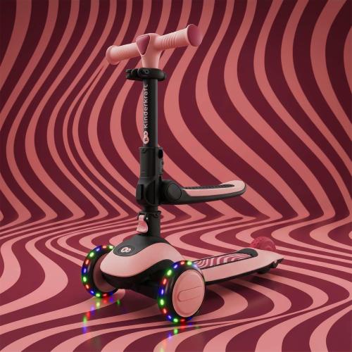 KINDERKRAFT MONOPATTINO CON SEDUTA HALLEY 2 ROSE PINK