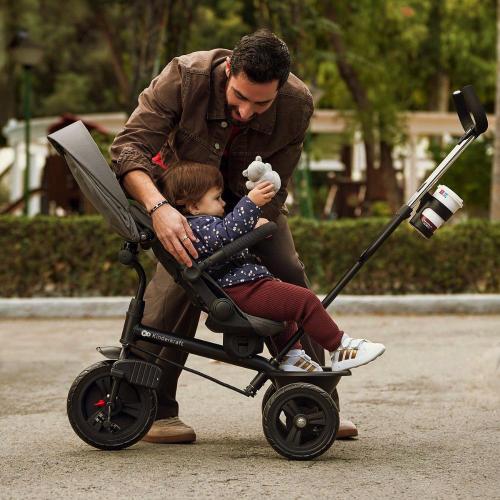TRICICLO Kinderkraft ASTON 2 PLUS GRIGIO
