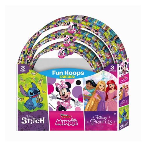 DISNEY HULA HOOP  DIAM. 56 / 66 / 76 CM. ASSORTITI
