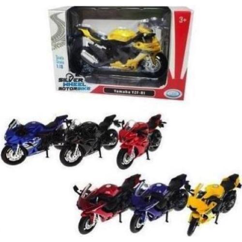 SILVER WHEEL - MOTO SC.1:18 LICENZE SUZUKI E YAMAHA
