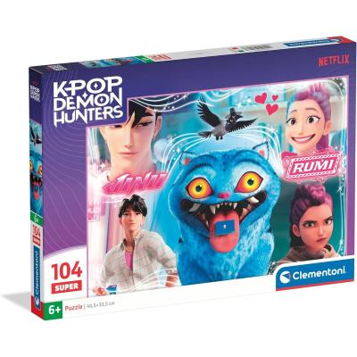 PUZZLE K-POP DEMON HUNTERS 104 PEZZI 6 ANNI (3 MODELLI ASSORTITI)