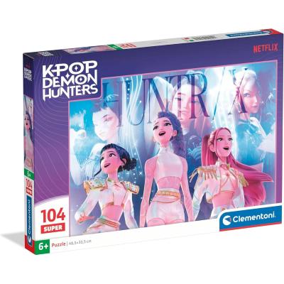PUZZLE K-POP DEMON HUNTERS 104 PEZZI 6 ANNI (3 MODELLI ASSORTITI)