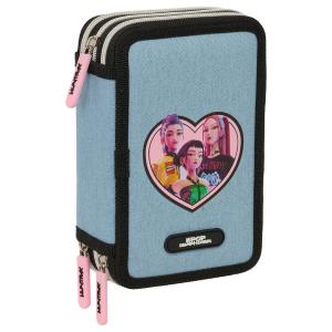 ASTUCCIO TRIPLO RIEMPITO 37 PEZZI. K-POP DEMON HUNTERS - HUNTRIX