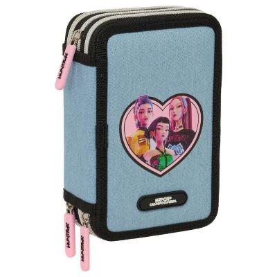 ASTUCCIO TRIPLO RIEMPITO 37 PEZZI. K-POP DEMON HUNTERS - HUNTRIX