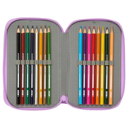 ASTUCCIO TRIPLO RIEMPITO 37 PEZZI. K-POP DEMON HUNTERS