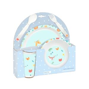 SET DI PIATTI, POSATE E BICCHIERI SAFTA PREESCOLARE