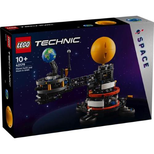 LEGO TECHNIC PIANETA TERRA E LUNA IN ORBITA