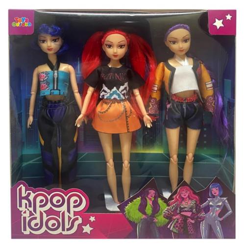 K-POP IDOLS SET 3 BAMBOLE FASHION DOLLS