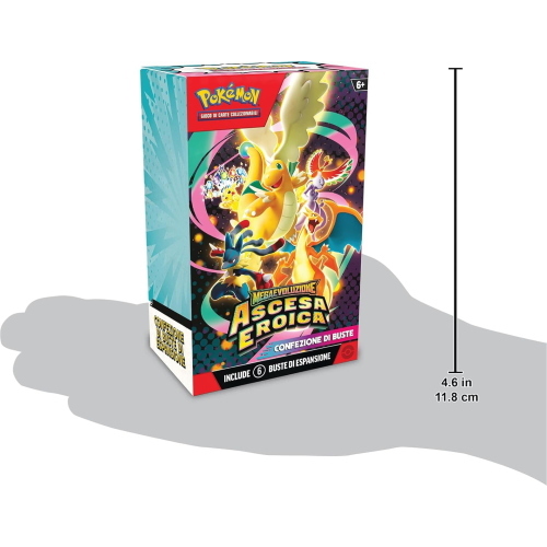 POKEMON ASCESA EROICA MEGA EVOLUZIONE 6 BUSTE