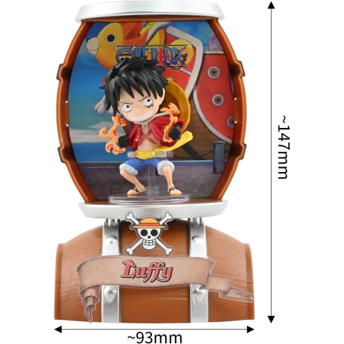 ONE PIECE BARILE CON STATUETTA DA COLLEZIONE