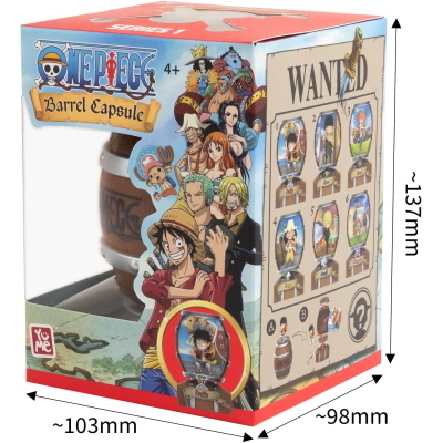 ONE PIECE BARILE CON STATUETTA DA COLLEZIONE